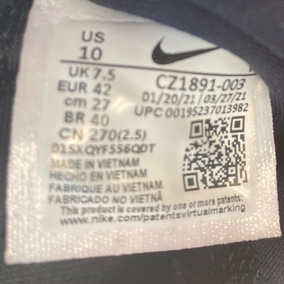 Sz 10  Nike Free RN 5.0 Next Nature Black/Magic Ember-Cave Purple Running Shoes - Picture 12 of 12